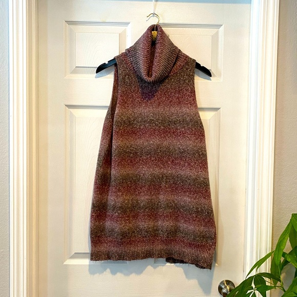 WILD PEARL for NORDSTROM | Sleeveless turtleneck sweater - Picture 3 of 6